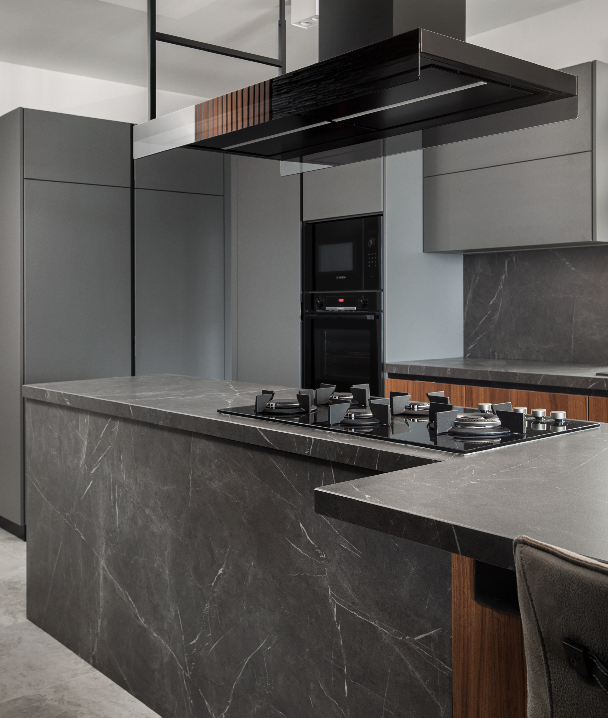 CERAMIC grey kitchen malta
