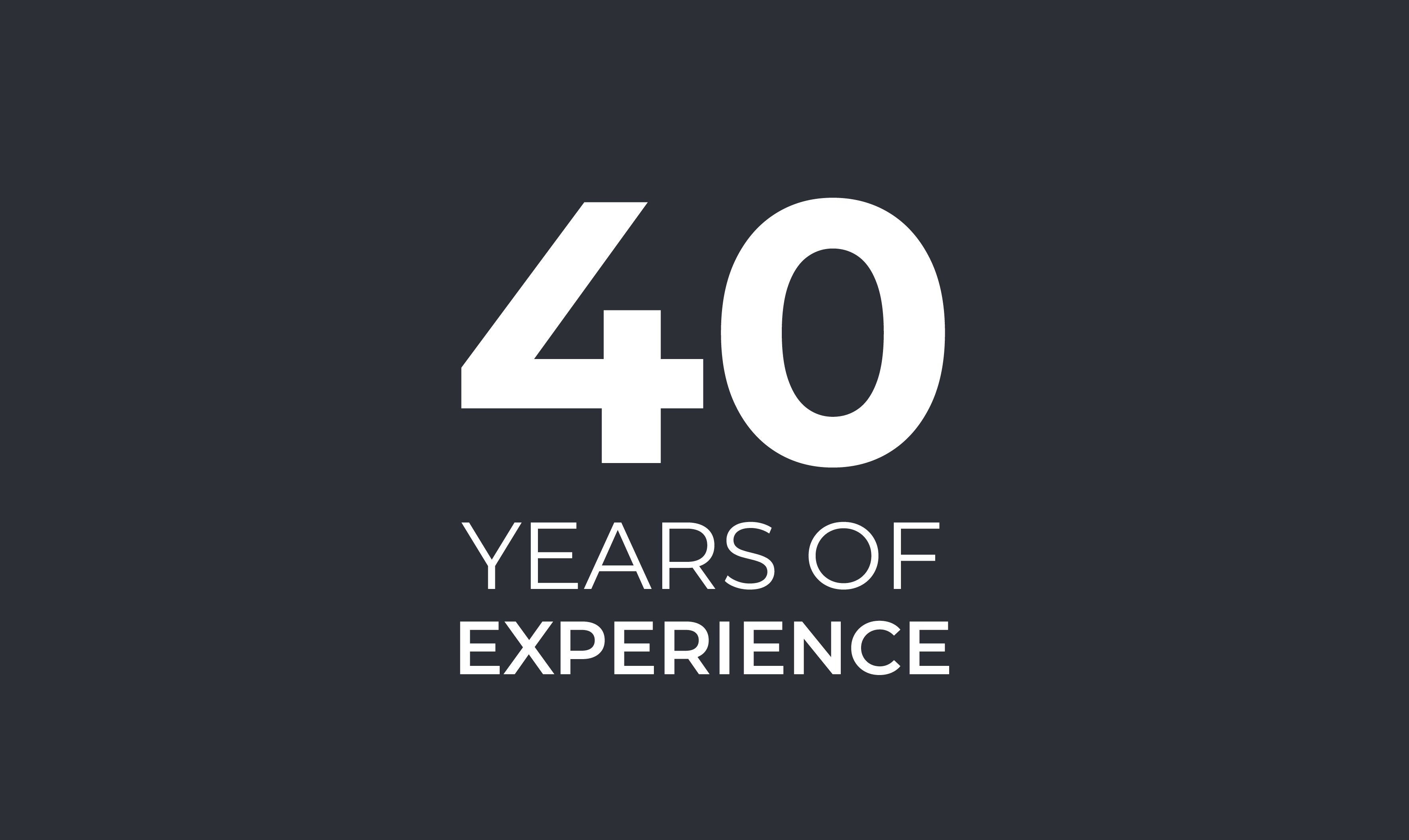 40 years experience