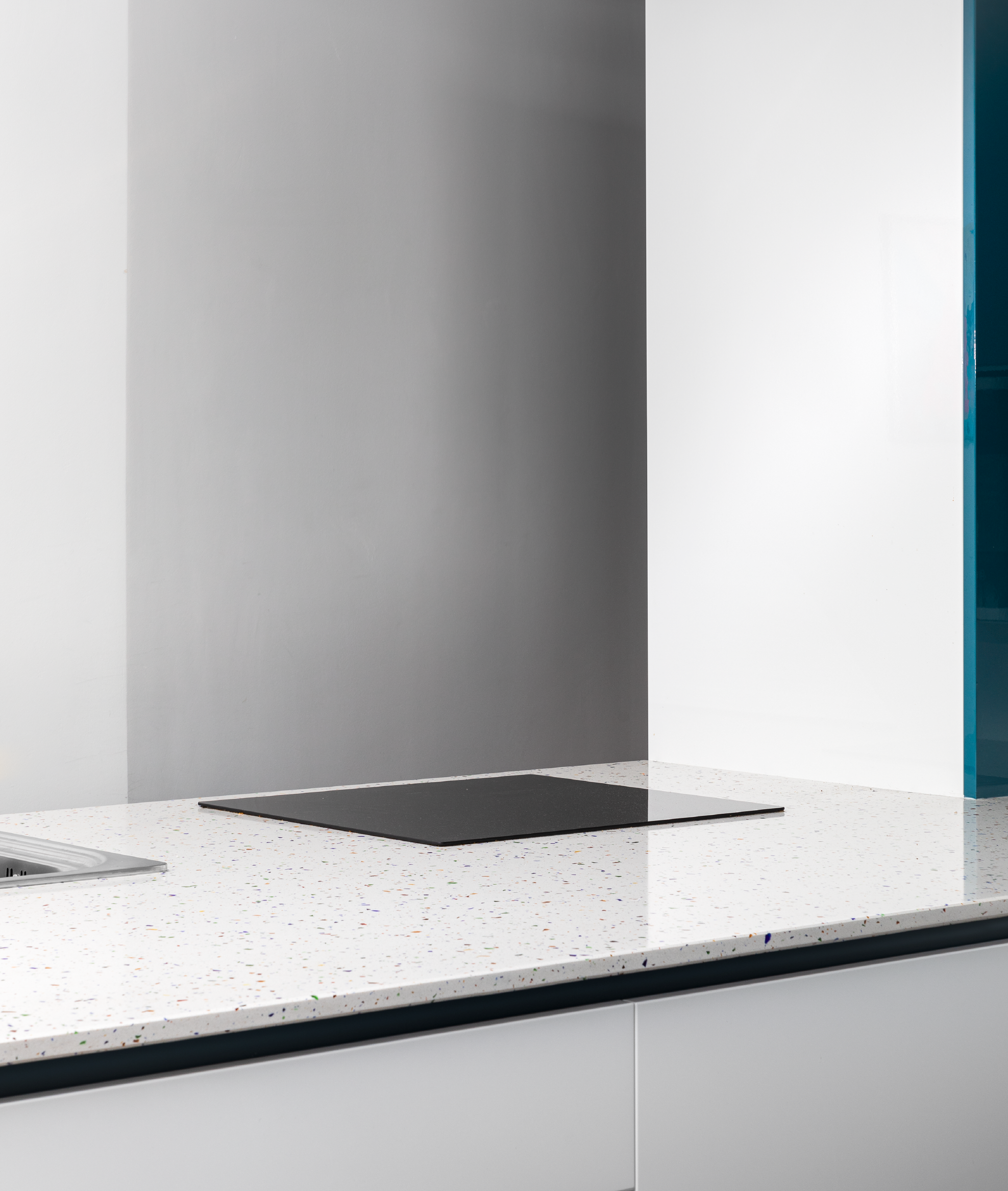 quartz speckled kitchen countertop malta